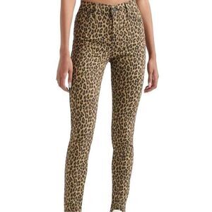 Leopard Print Skinny Jeans 1
